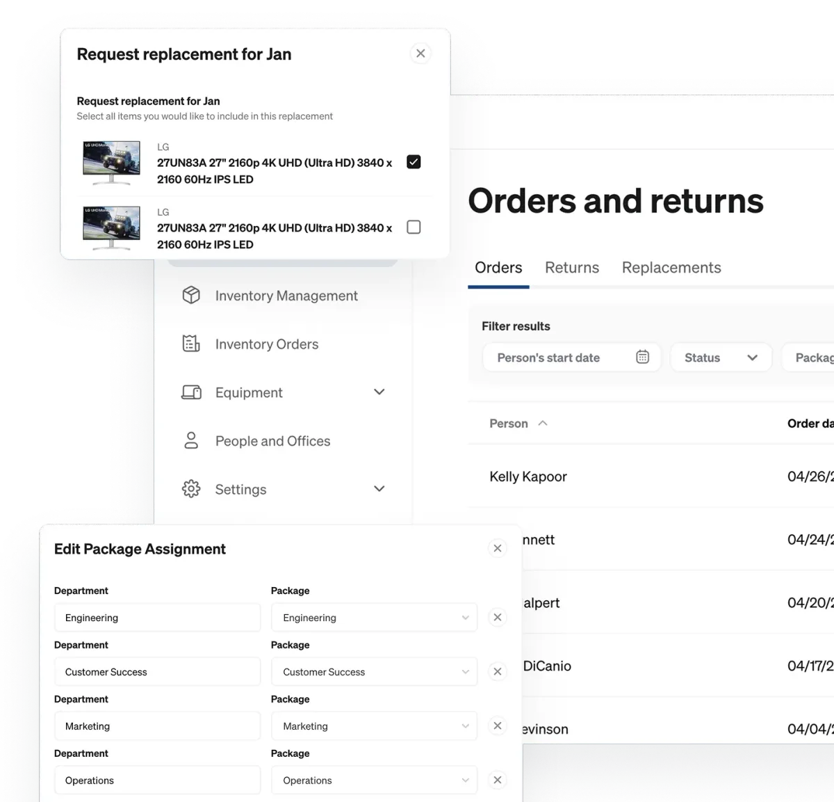 Firstbase IT asset disposition dashboard showing certificates of destruction and resale credits